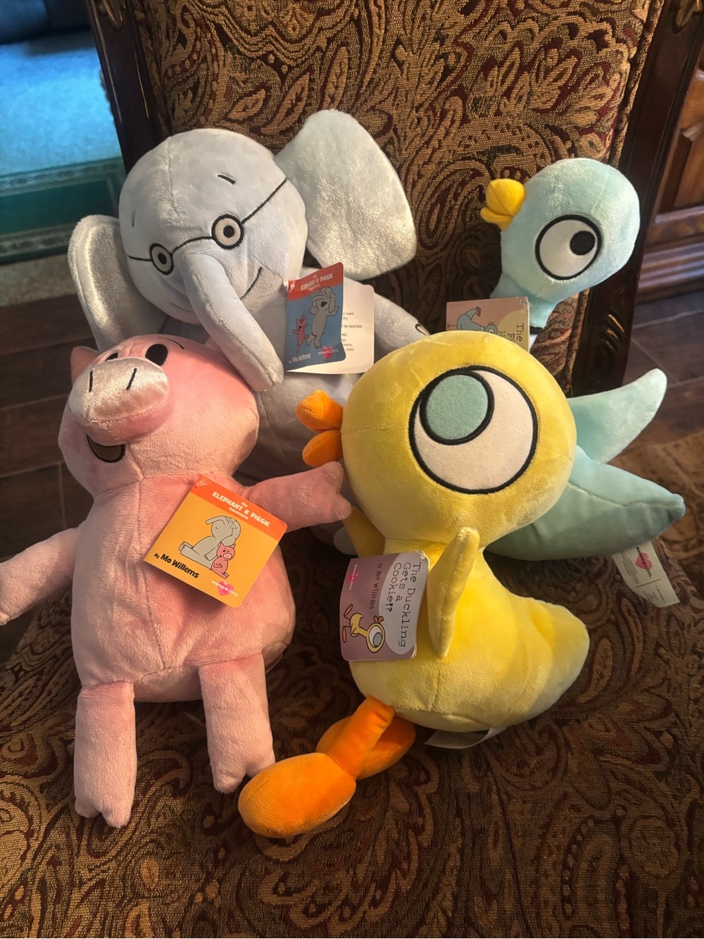 Kohls care for kids. 4 plush from Mo Williams books. Super cute
